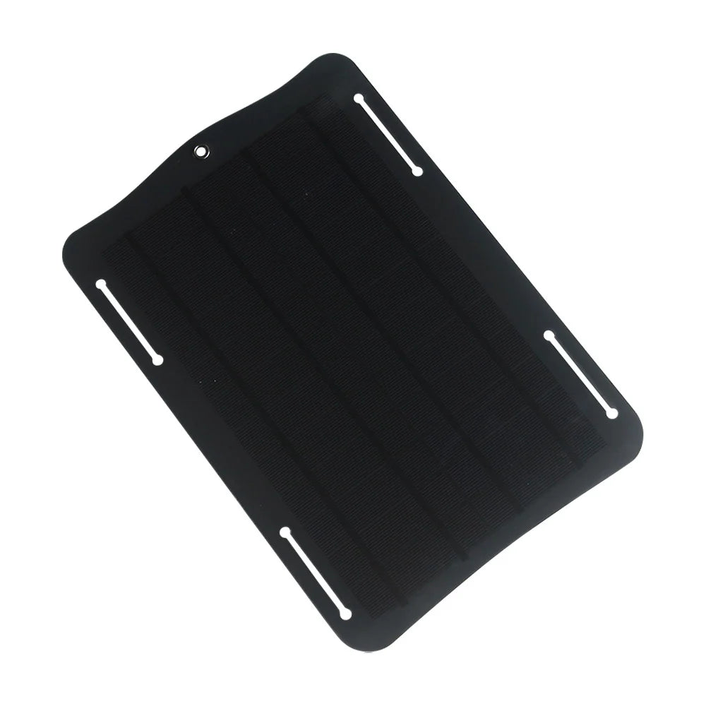 10W solar panel — angled panel face