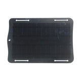 10W solar panel — panel face and hanging slots