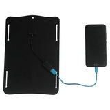 10W solar panel — panel rear charging demonstration