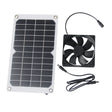 10W solar fan kit — solar panel fan and extension lead