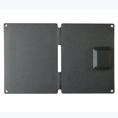 10W foldable solar charger — rear of opened folding charger