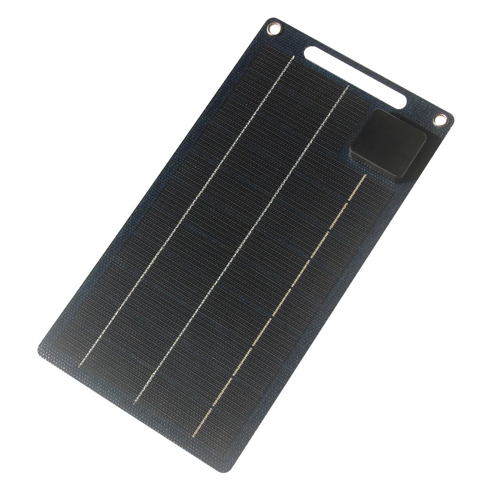 10W solar panel — flexible ETFE panel face