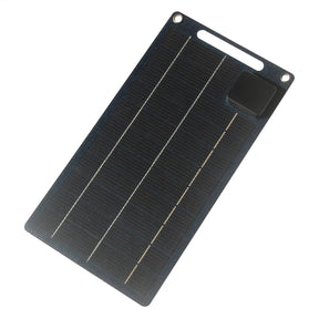 10W solar panel — flexible ETFE panel face
