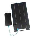 10W solar panel — phone charging demonstration