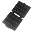 10W foldable solar charger — two-section folding charger face