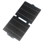 10W foldable solar charger — two-section folding charger face
