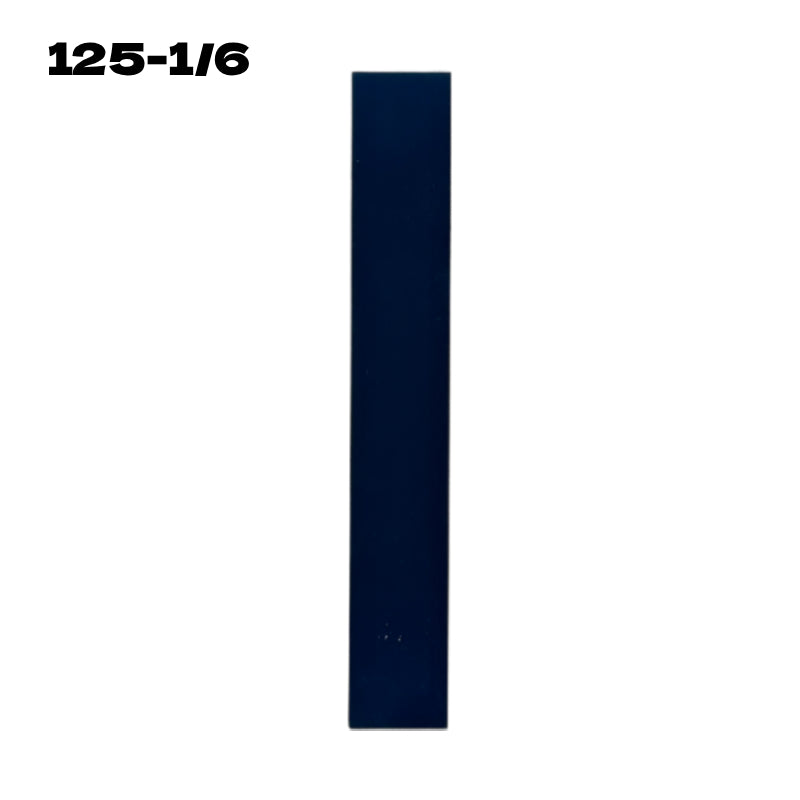Very narrow 1/6-width center strip of a 125 mm cell.