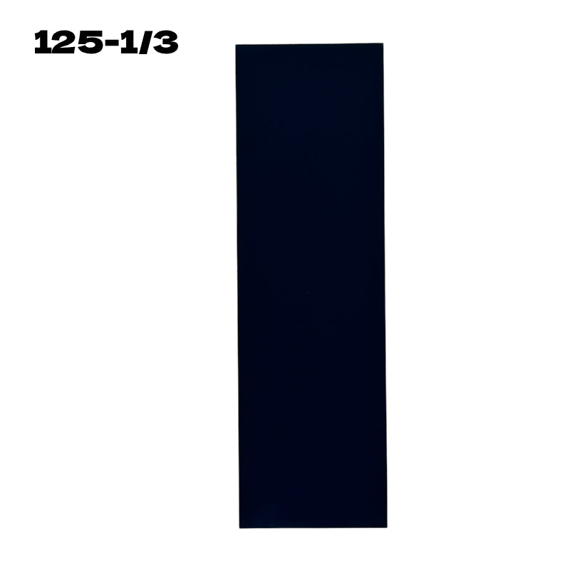 Narrow 1/3-width center strip of a 125 mm cell.