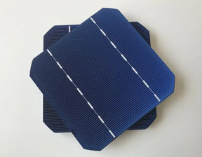 125mm square monocrystalline solar cell front view
