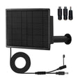12W solar panel kit, bracket and adapter plugs