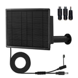 12W solar panel kit, bracket and adapter plugs