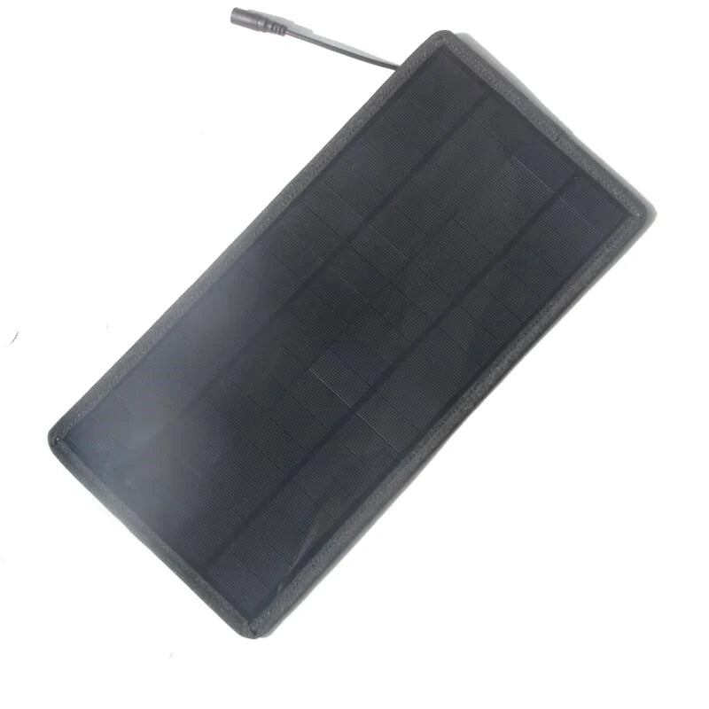 13W 13W solar battery charger — panel front and short lead