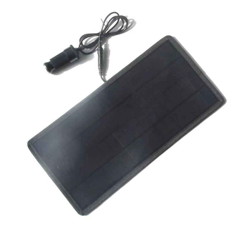 13W 13W solar battery charger — panel with car plug lead