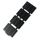 14W foldable solar charger — four-section panel face