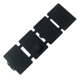 14W foldable solar charger — opened panel rear