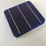 156mm square monocrystalline solar cell front view