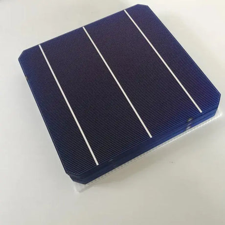156mm square monocrystalline solar cell front view