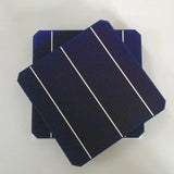 Rear contact pattern on a full-size mono solar cell