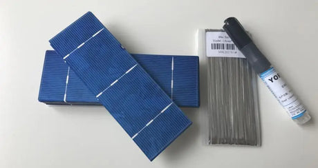 156mm x 52mm polycrystalline solar cells with tabbing supplies
