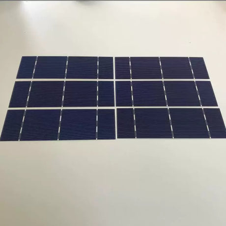 156mm x 52mm monocrystalline solar cells arranged in rows