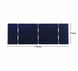 156mm x 52mm monocrystalline solar cell dimensions