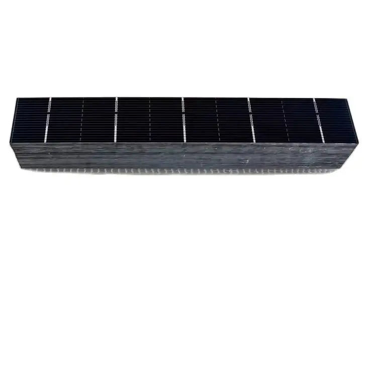 Stack of 157mm x 26mm monocrystalline solar cells