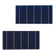Rectangular PERC solar cell front surface