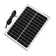 15W solar panel — framed panel and DC cable