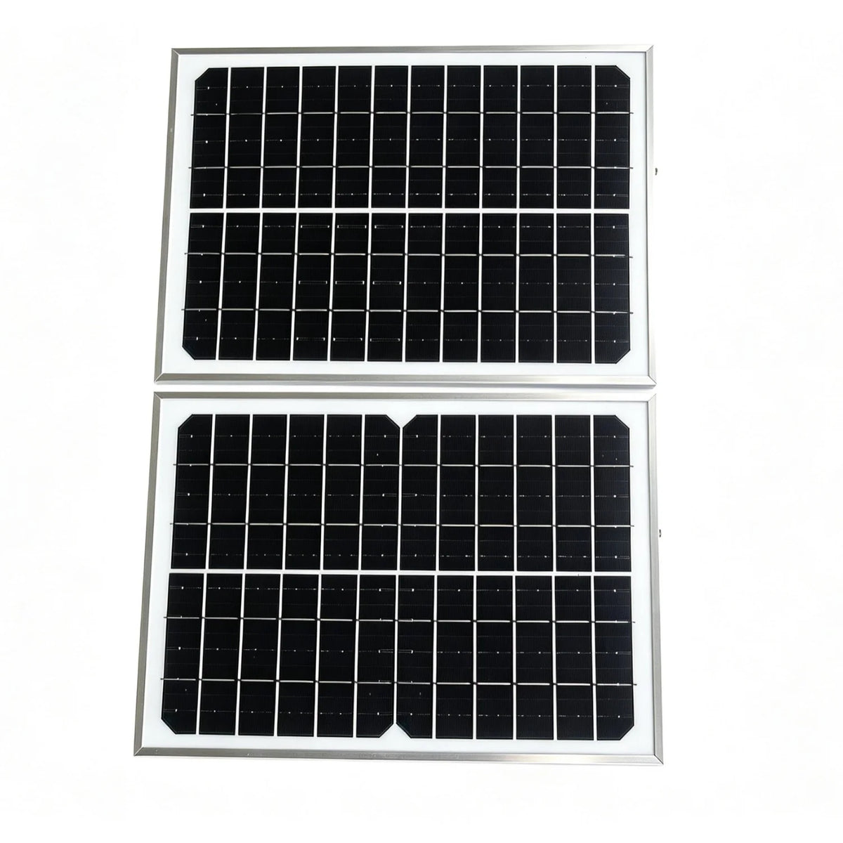 15W solar panel — two cell layout examples