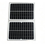 15W solar panel — two cell layout examples