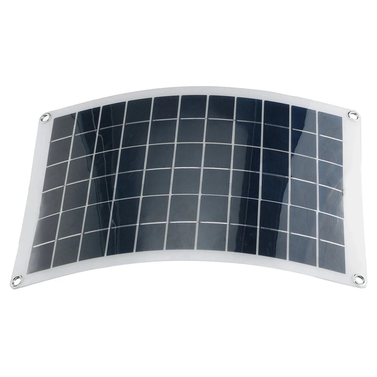 15W solar panel — flexible panel curved gently