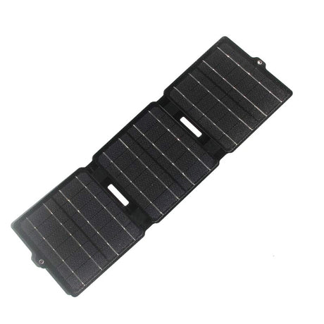 15W foldable solar charger — unfolded three-section charger