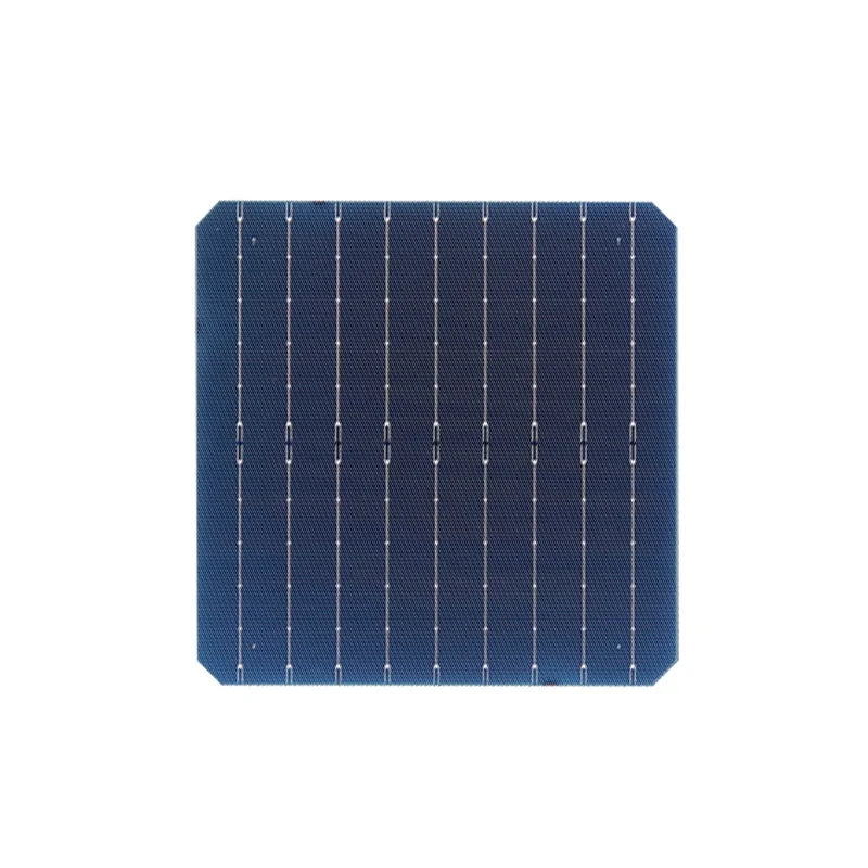 166 x 166mm bifacial PERC full cell front view
