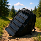 16W foldable solar charger — backpack application