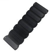 16W foldable solar charger — eight-section panel opened