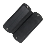 16W foldable solar charger — folded case partly open
