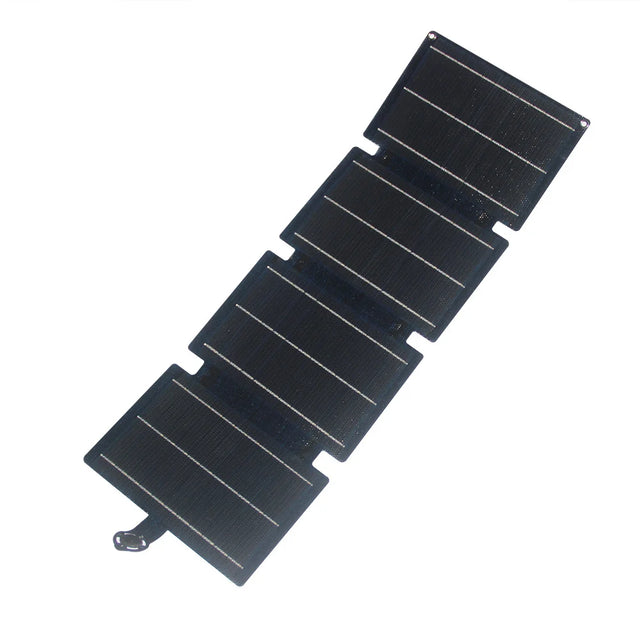 16W folding solar panel open