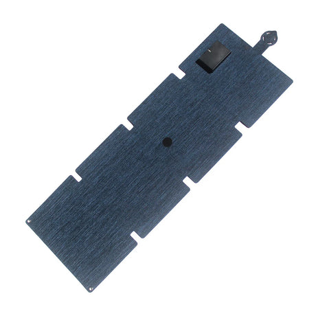 Blue fabric rear and USB output box