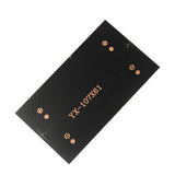 1W mini solar panel — rear polarity solder pads