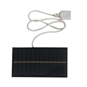 1W 1W USB solar panel — small panel and white USB lead