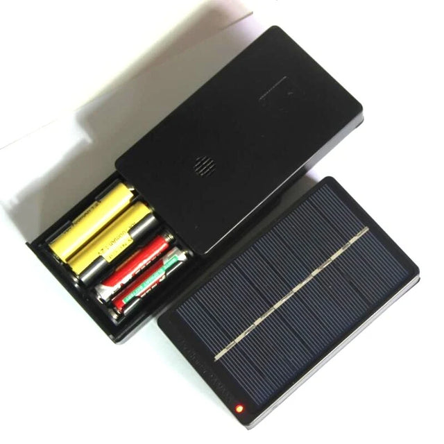 1W solar AA charger — solar battery charger and demonstration cells