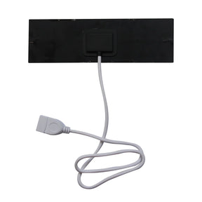 1W solar panel — rear board and USB lead