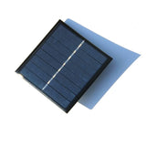 1W solar AA charger — epoxy solar panel face