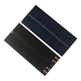 2.5W mini solar panel — front and rear module