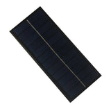 2.5W mini solar panel — long solar panel face
