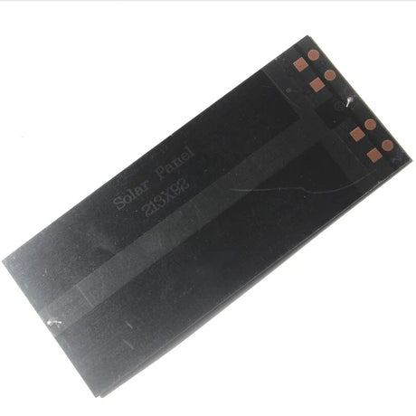 2.5W mini solar panel — rear solder contact pads