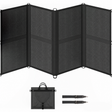200W eight-section solar blanket with folded pouch and carrying straps