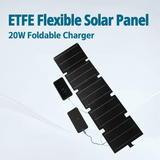20W ETFE foldable solar charger — English ETFE flexible 20W labels