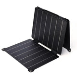 21W foldable solar charger — folding section detail