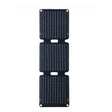 21W foldable solar charger — three-section charger opened